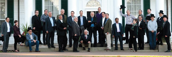 Group photo of delegates at a conference in PEI in 2014.