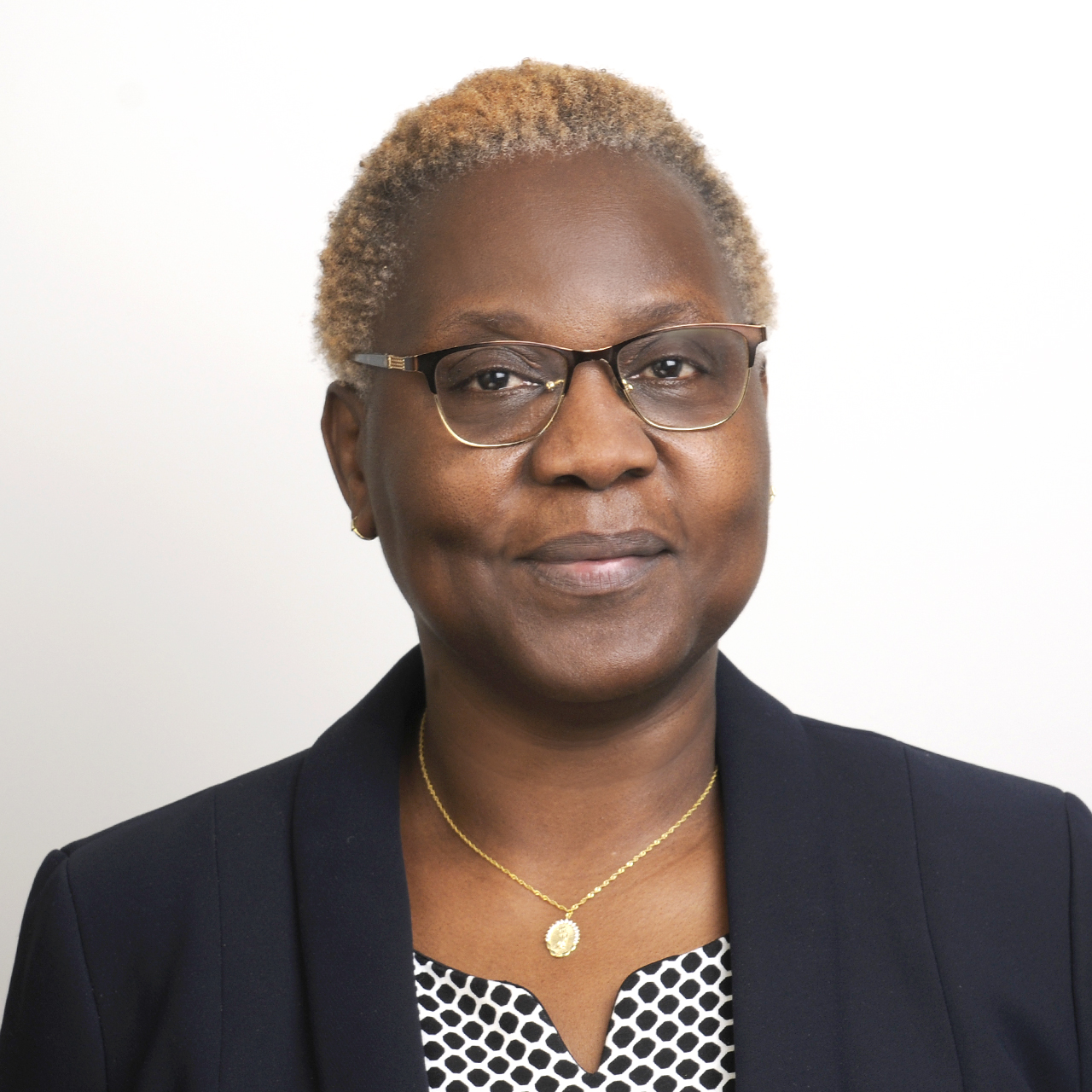 Headshot of the CICS secretary, Ruth Onyancha