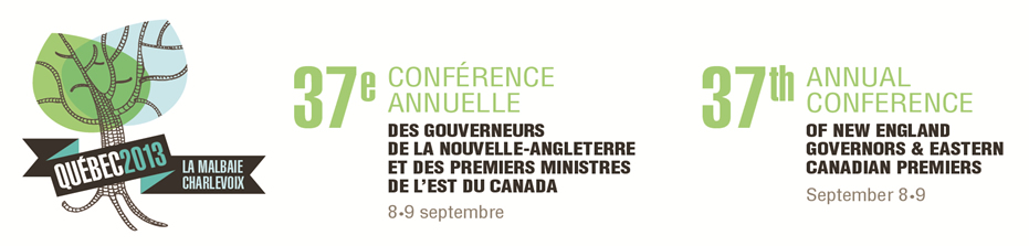 Logo de la 37e Conférence annuelle des gouverneurs de la Nouvelle-Angleterre et des premiers ministers de l’Est du Canada